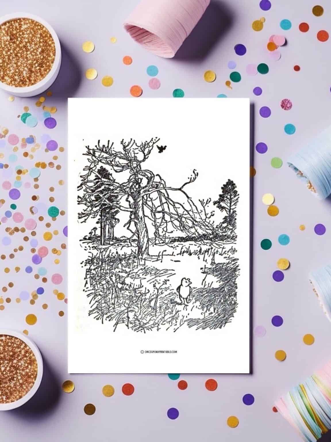 Free Classic Winnie the Pooh (& Friends) Coloring Pages - Once Upon A