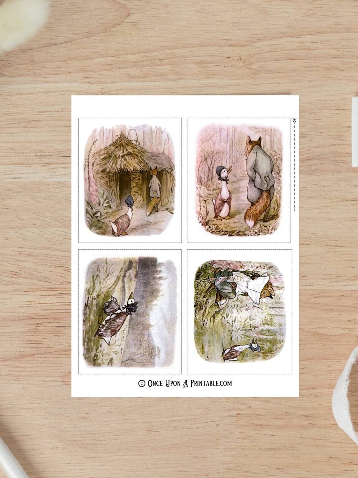 28 Original Jemima Puddle-Duck Free Printable Images - Once Upon A ...