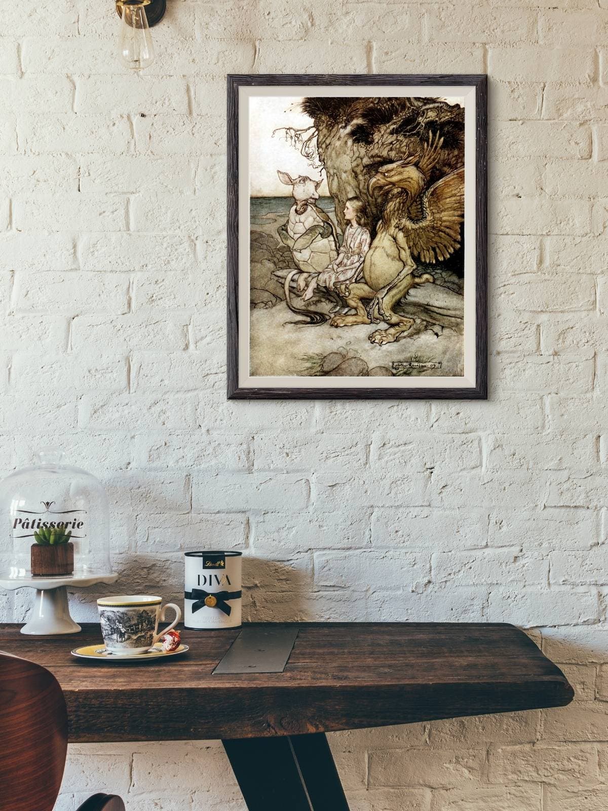 Alice in Wonderland illustrations by Arthur Rackham.