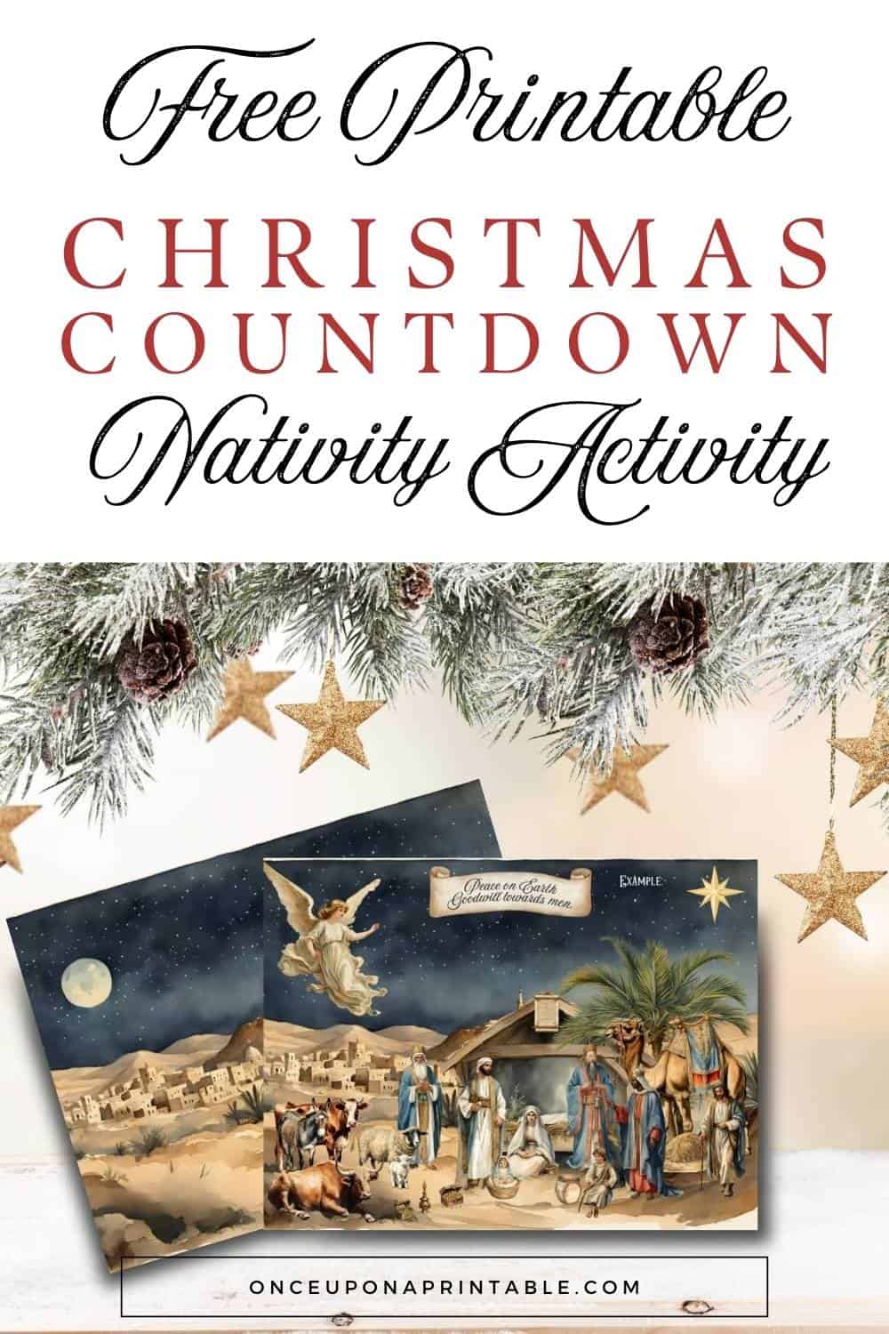 nativity-christmas-advent-activity-free-printable-once-upon-a-printable for Free Printable Play Christmas Nativity Play Script Nativity Christmas Advent Activity Free Printable - Once Upon a Printable for Free Printable Play Christmas Nativity Play Script