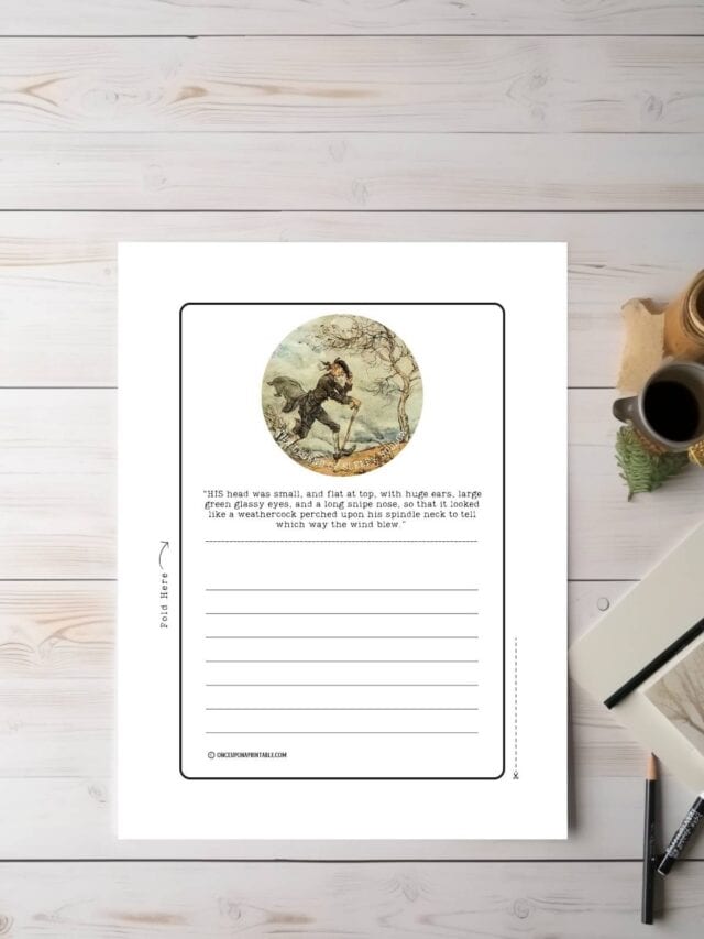 The Legend of Sleepy Hollow Stationary (Free Printables) - Once Upon A ...