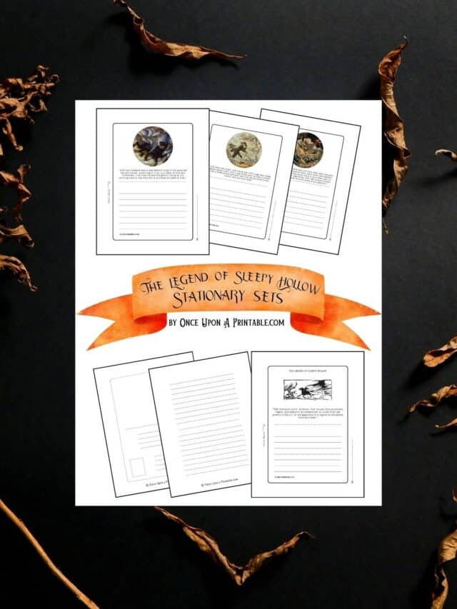 The Legend of Sleepy Hollow Stationary (Free Printables) - Once Upon A ...