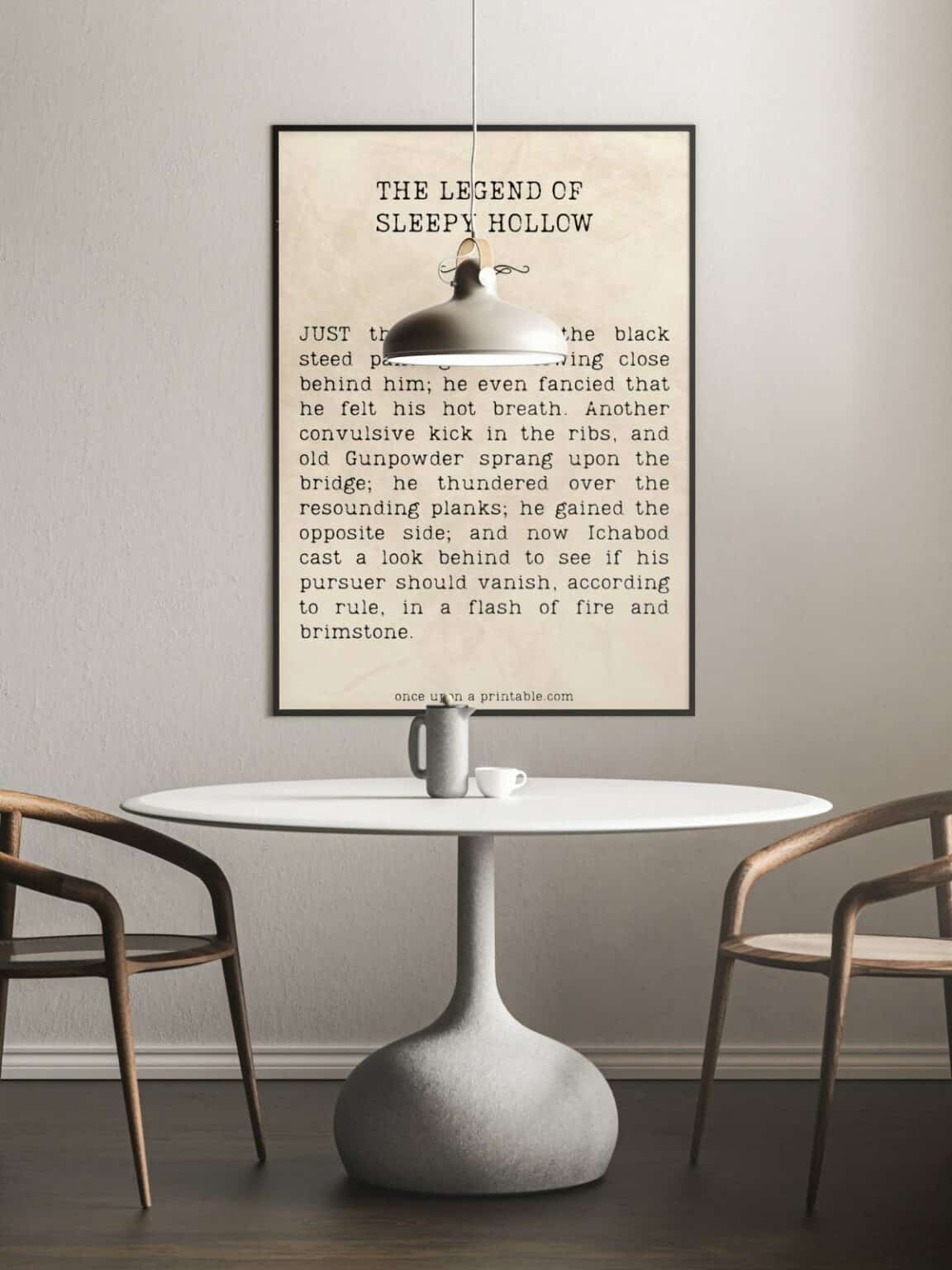 The Legend of Sleepy Hollow Quotes Free Printables Once Upon