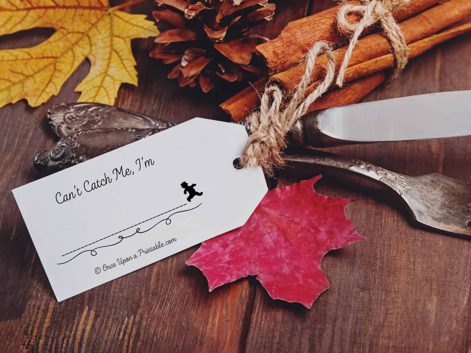 The Little Gingerbread vintage illustrated name tags. 