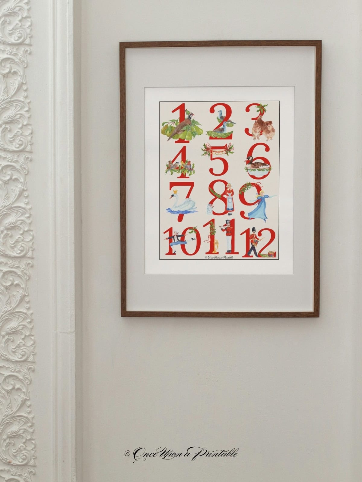 Framed art print bright and bold watercolor art prints.