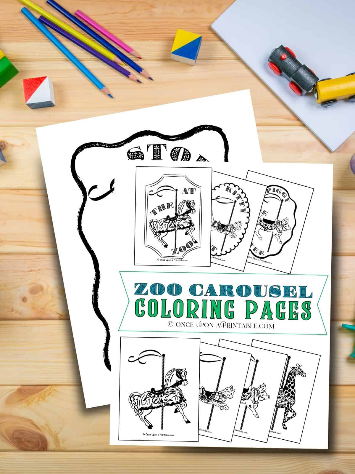 At the zoo part 3 Coloring Page | Free Printable, image size:1200x1600