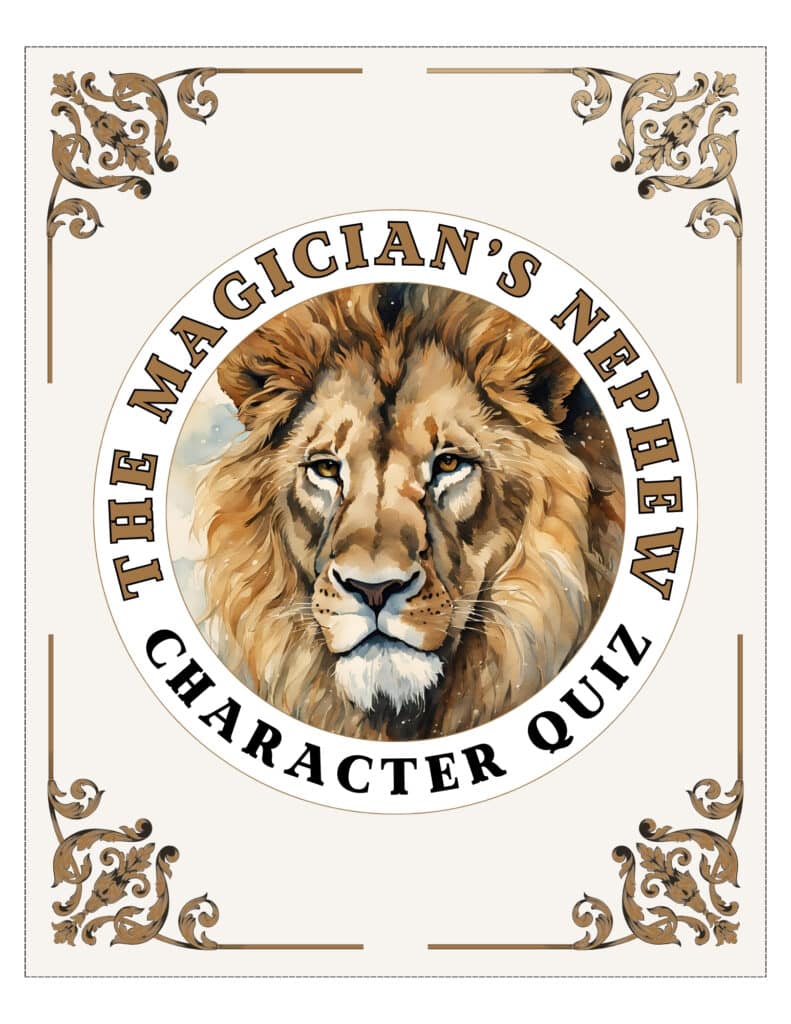 A lion's face with fancy lines.