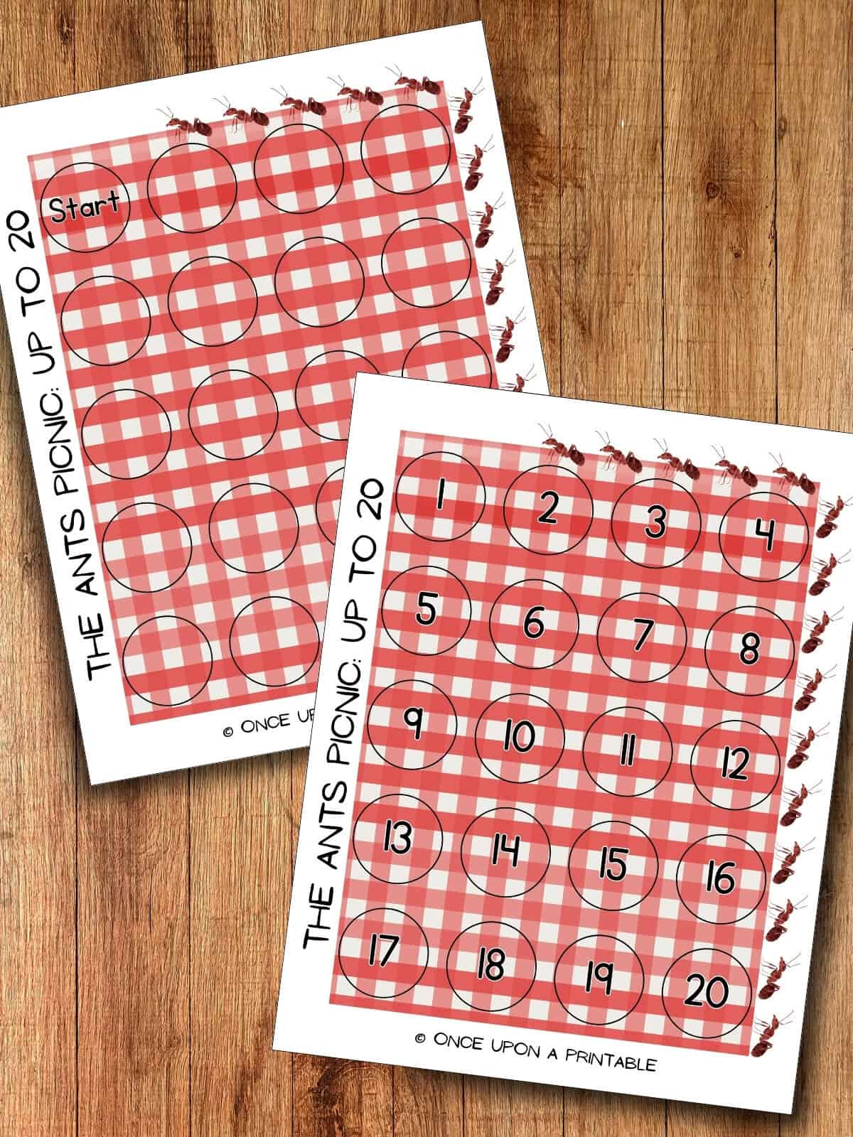 The Ants picnic count up to 20 game boards.