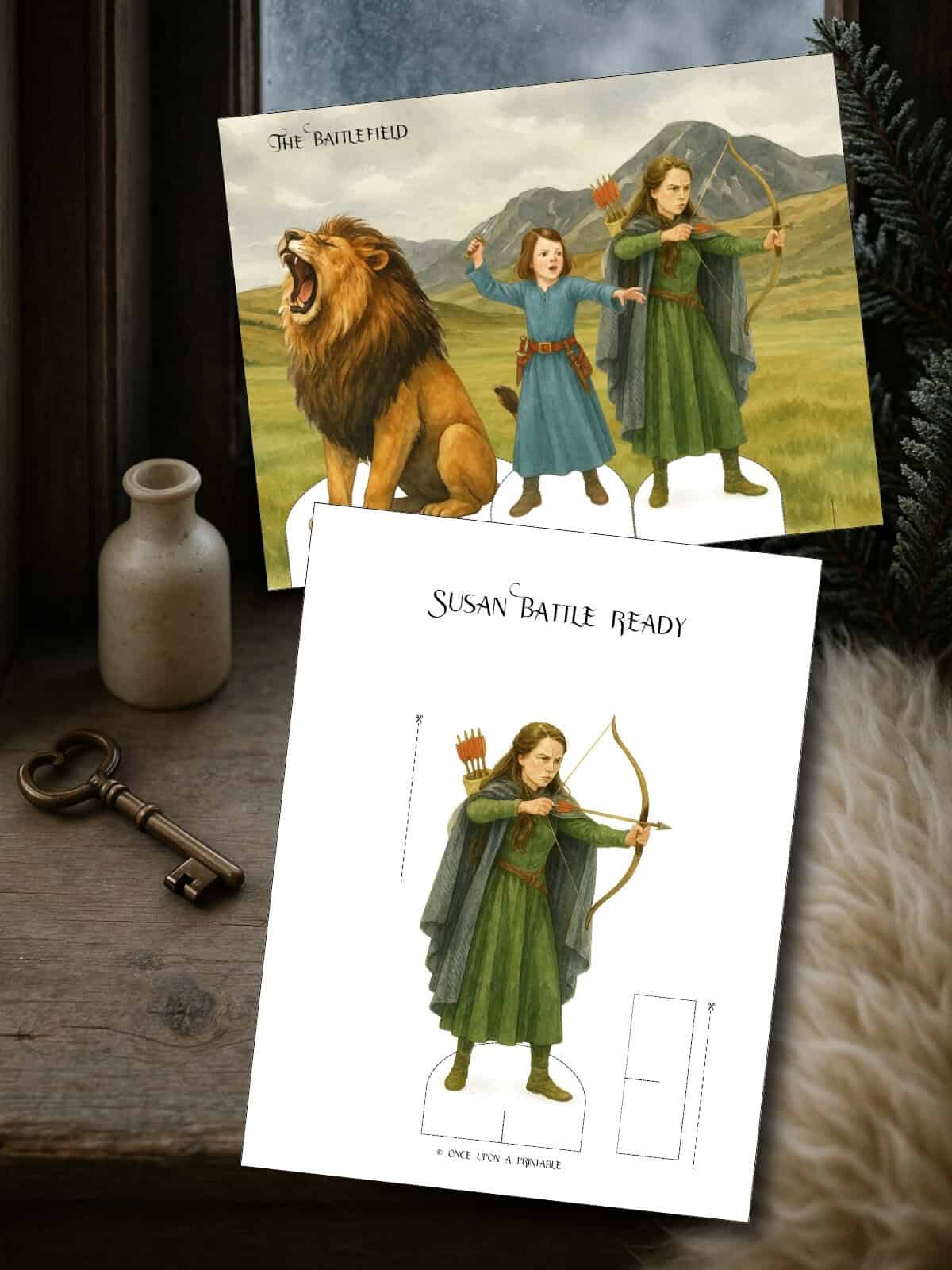 Susan the archer narnia paper doll.