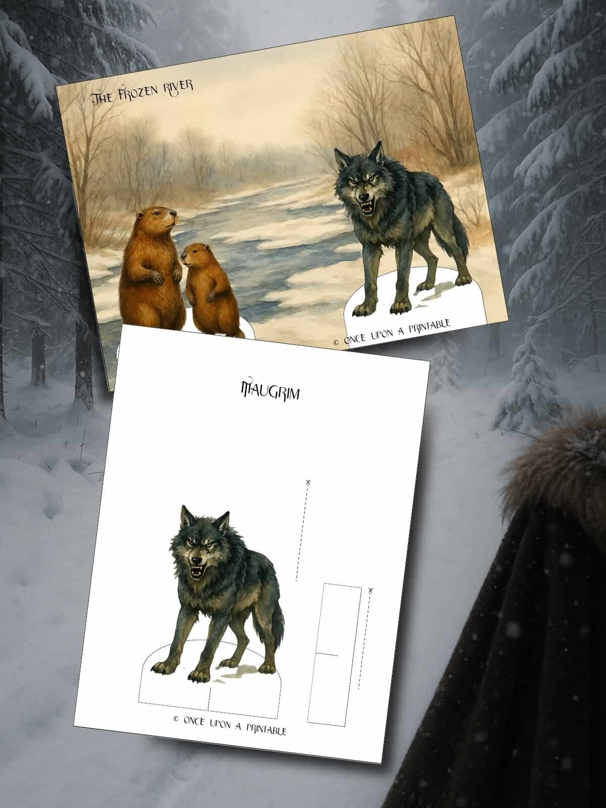 Maugrim narnia paper doll.