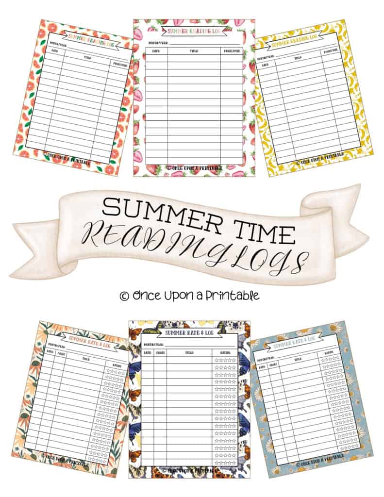 Summer reading logs collection.