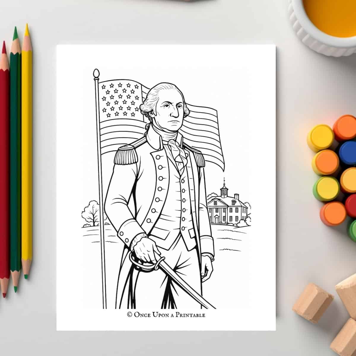 Fourth of July coloring pages.
