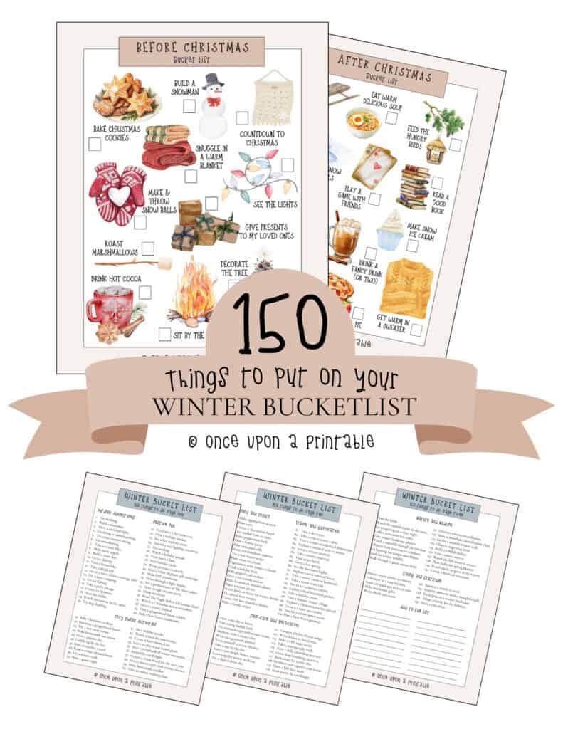 150 things to put on your winter bucket lists.