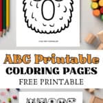 ABC Printable coloring pages free printables for kids.