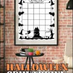 Halloween countdown calendar free printable.