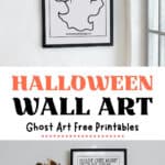Halloween ghost art prints.