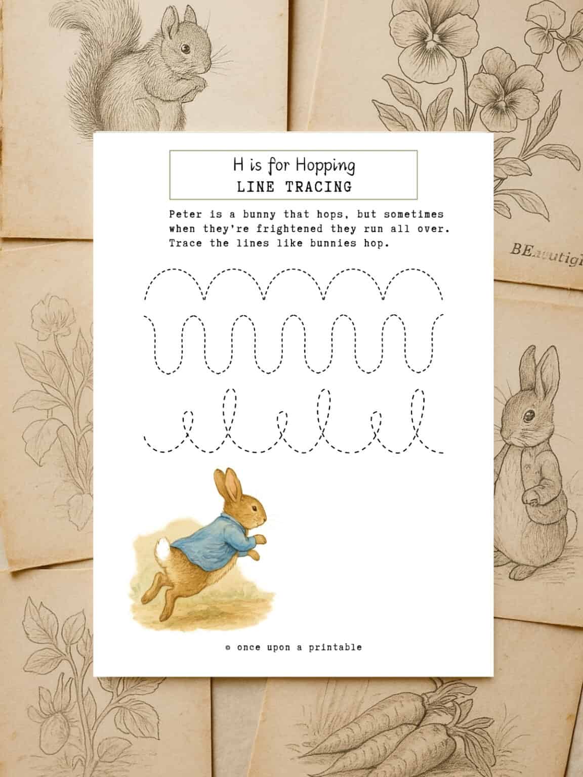 Peter Rabbit Printables - Once Upon a Printable