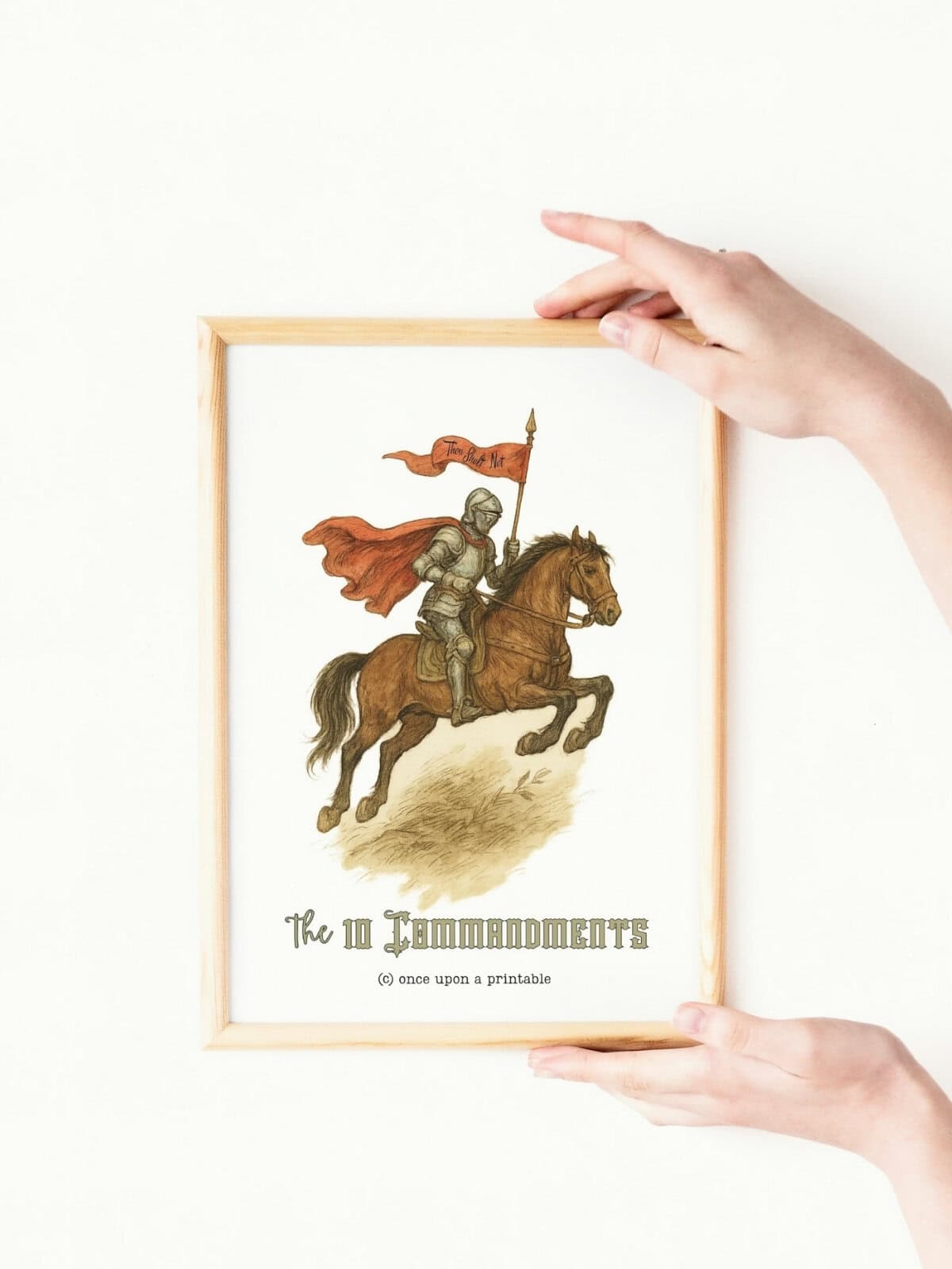 10 Commandments of the 12 days of Christmas cards.