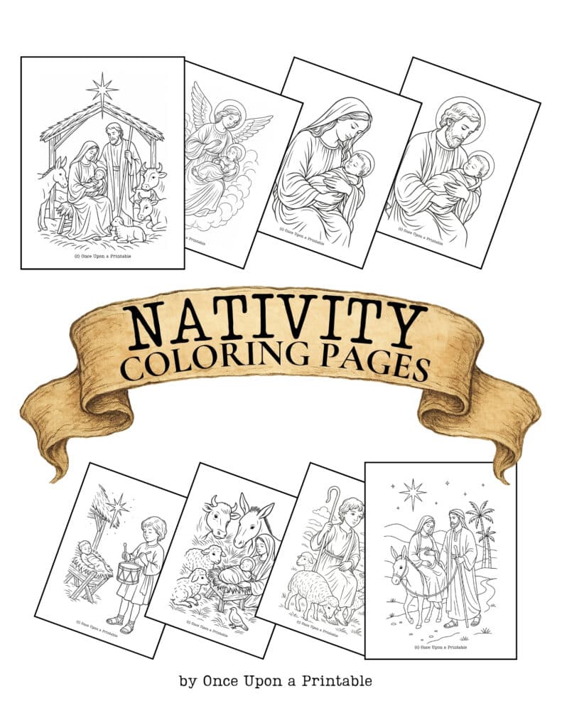 Nativity Coloring pages.