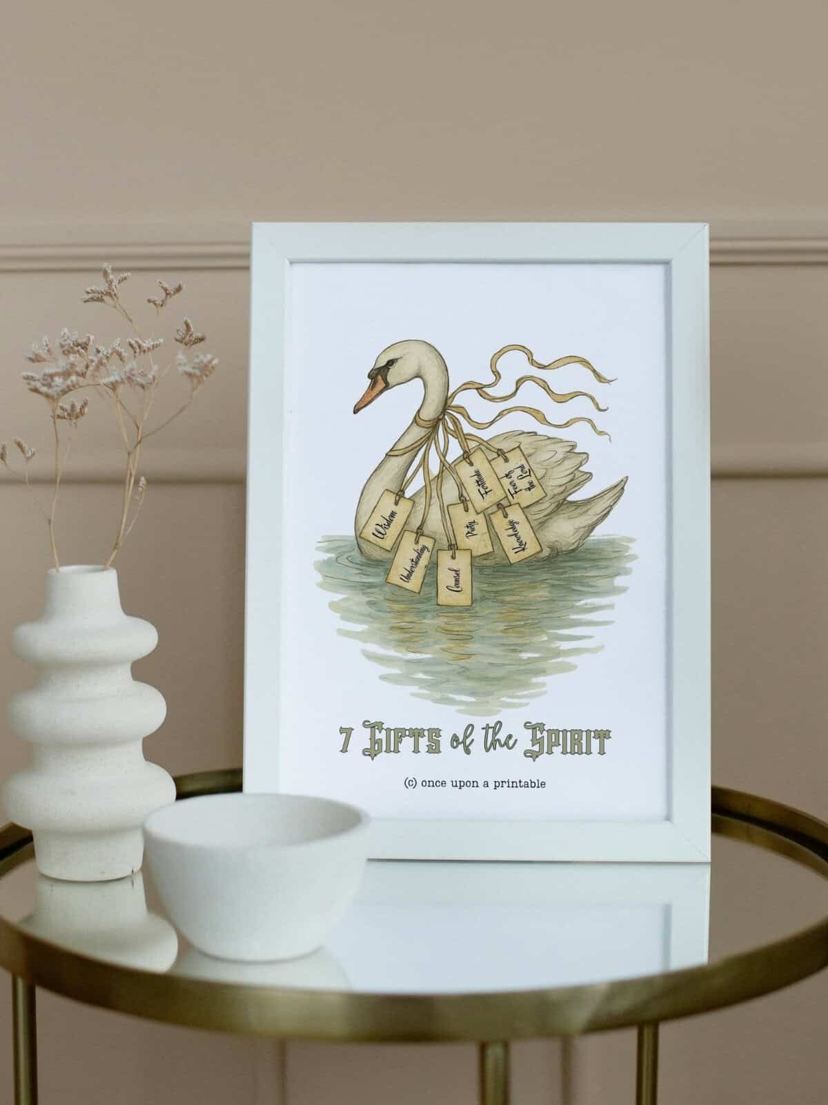 Biblical meanings of the 12 days of Christmas, gifts of the spirit.