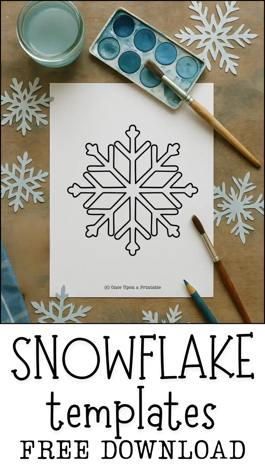 Snowflake templates free printables to cut out. 