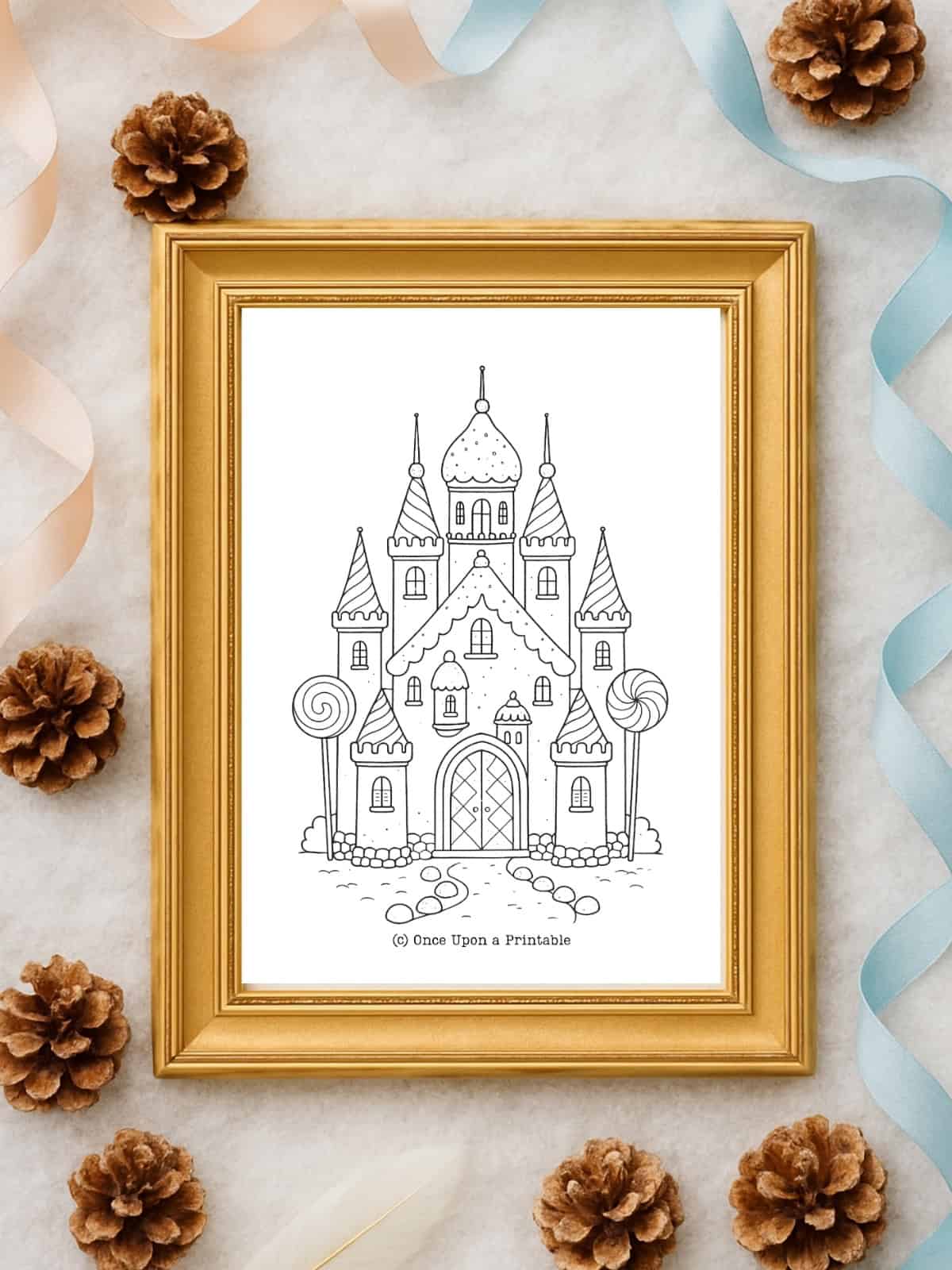 The Land of Sweets coloring page.