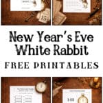 New year's eve printables collection.