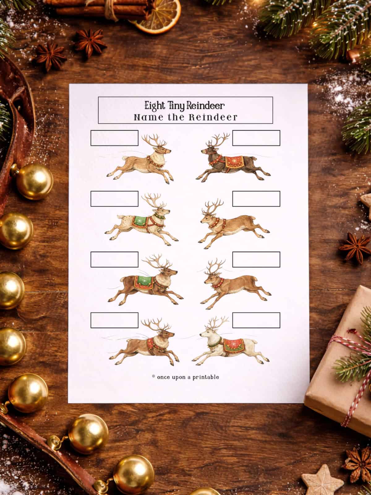 Twas the Night before christmas name the reindeer game.