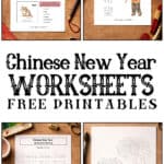 Chinese New Year worksheets free printable kids activities.