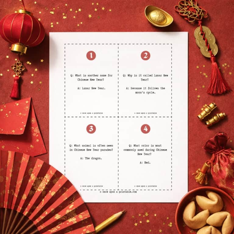 Chinese new year trivia questions and answers PDF.