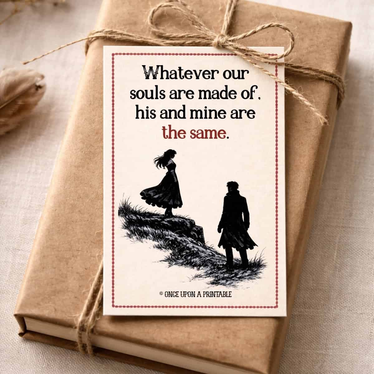 Wuthering Heights valentines.