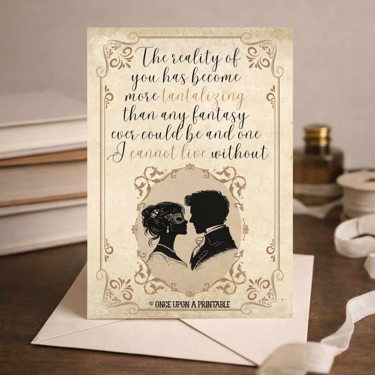 Bridgerton Valentine's day cards.