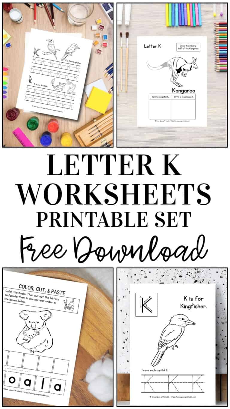 Section K Worksheet.pdf Letter K Worksheets (Free Printables) - Once Upon a Printable