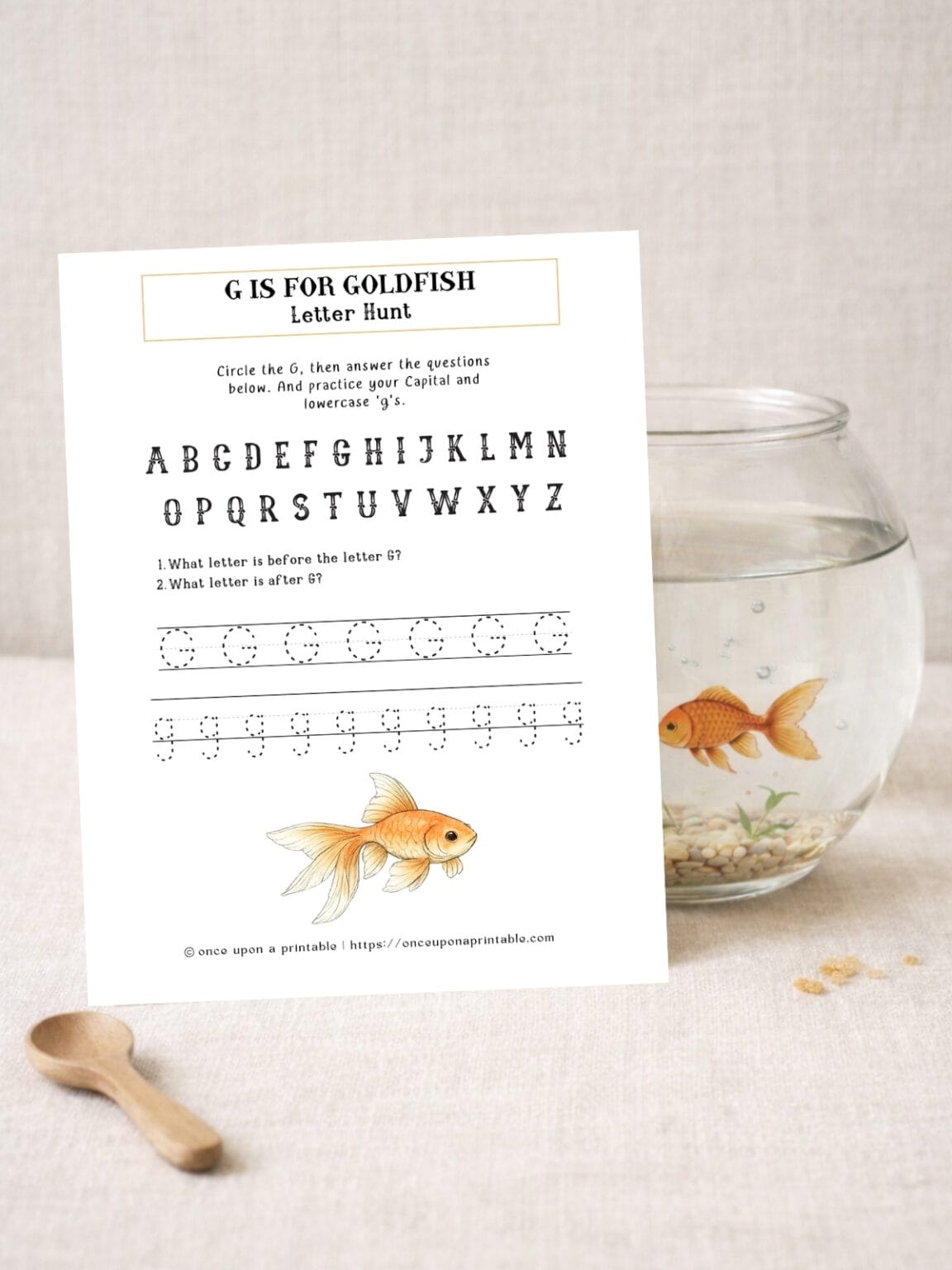 Goldfish Printables (Free + Full Unit Study) - Once Upon a Printable