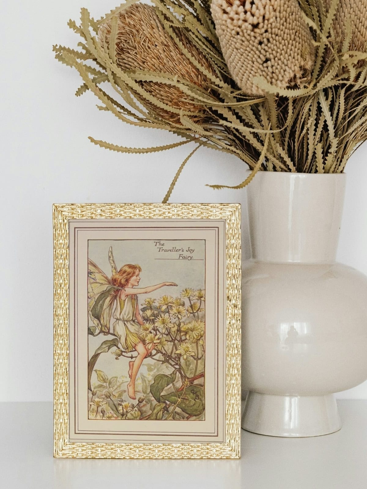 Flower fairies of summer, traveller's joy.