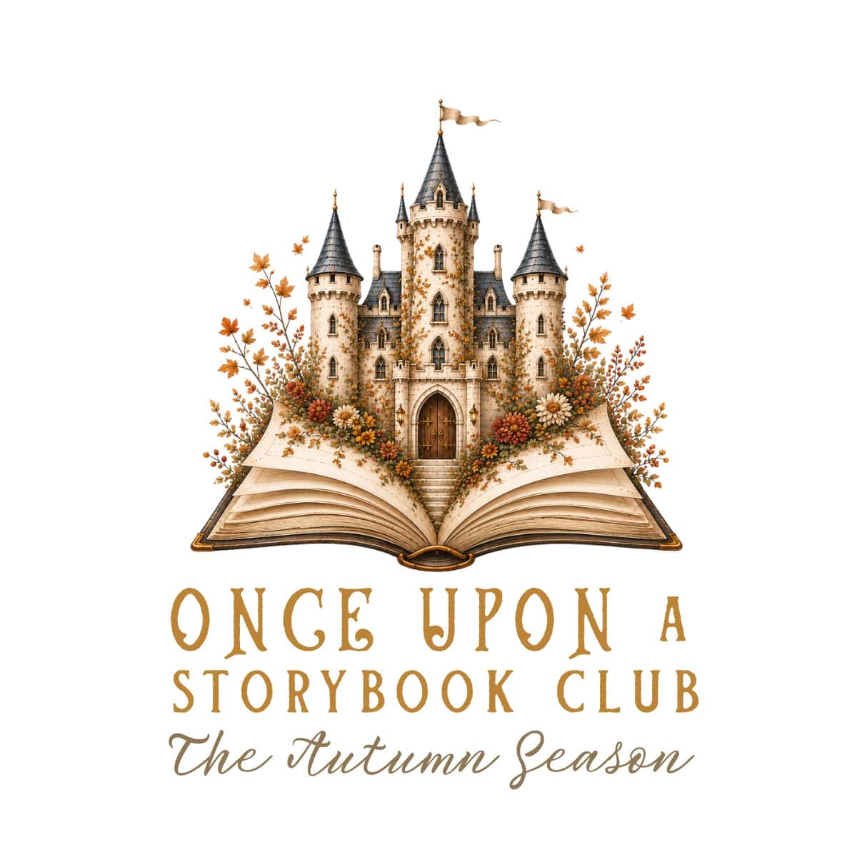 Storybook club autumn logo.