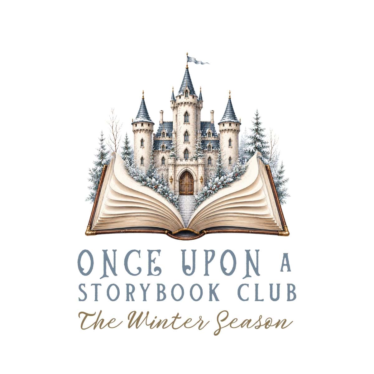 Storybook club winter logo.